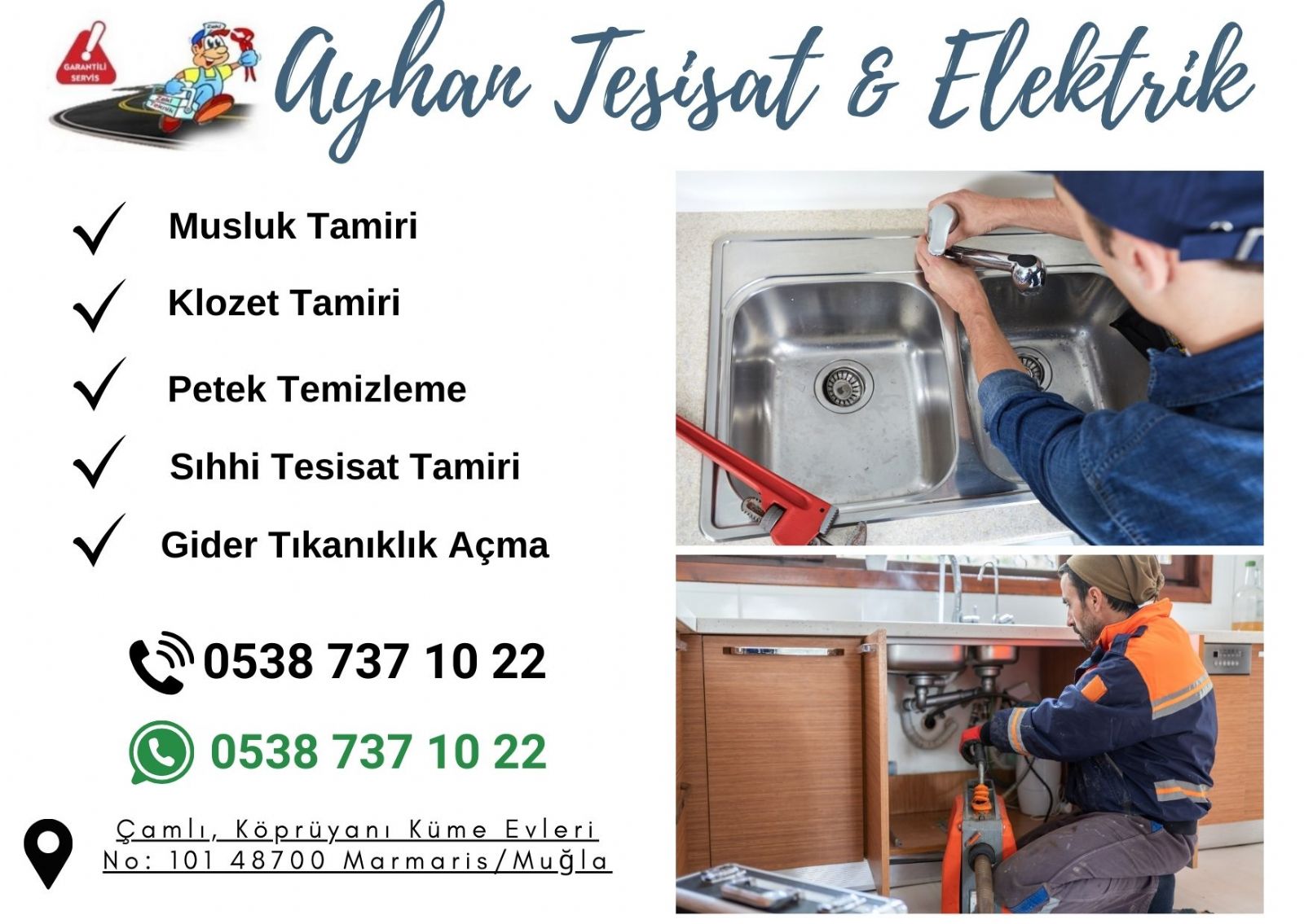 Marmaris Çamlı Tesisatçı 